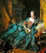 Francois Boucher Portrait of Madame de Pompadour oil